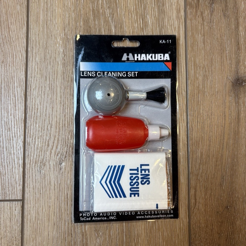Vintage NOS SEALED Hakuba Camera Lens Cleaning Kit Photography NEW!